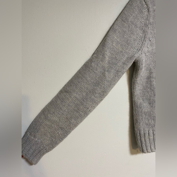 COS Light Grey Wool Blend Crewneck Sweater Size XS - Picture 4 of 7